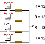 Parallel LED Circuit (with Resistors)