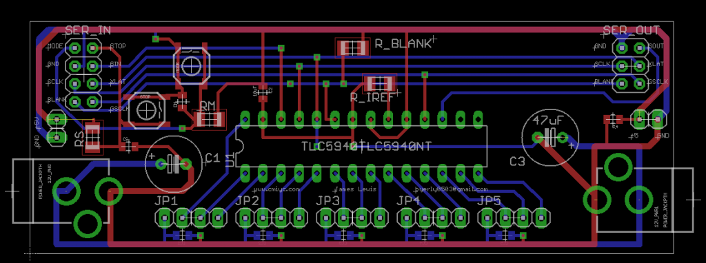 TLC5940NT Painter Board