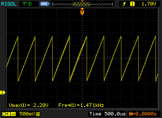 sawtooth arduino waveform dac built baldengineer using due channels loop possible simple very