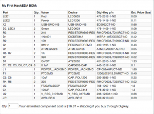 HackEDA BOM Example