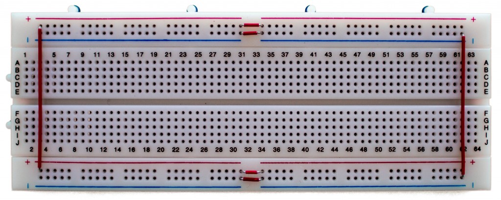 My configured breadboard