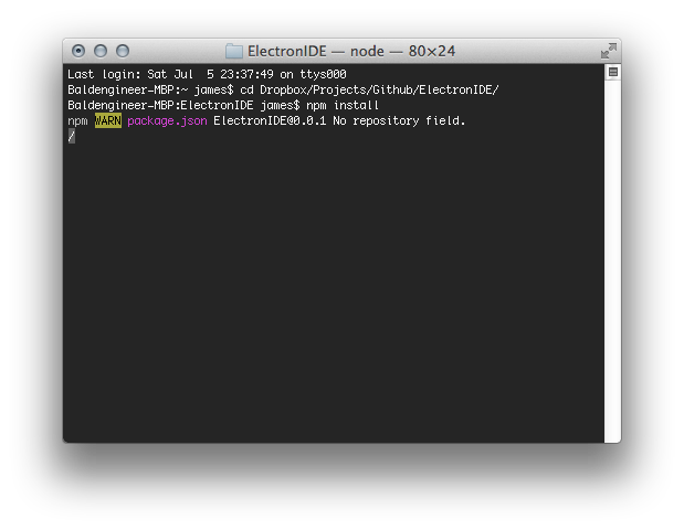 electron npm