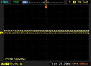 Scope Shot of Noise Floor