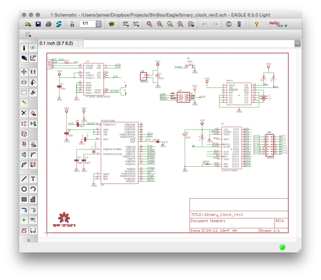 EAGLE Schematic Example