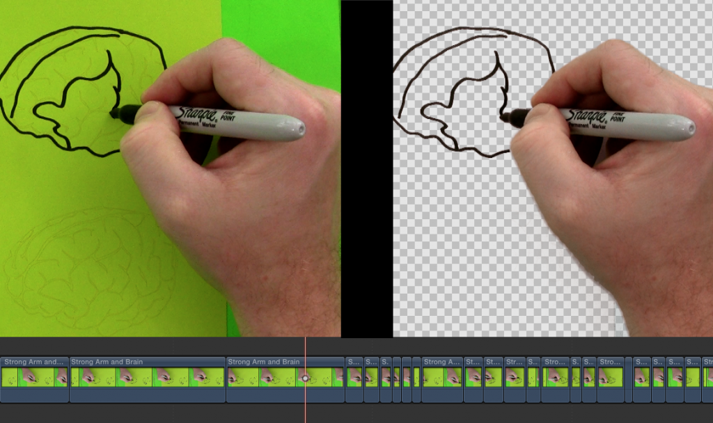Chroma Keyed Drawing Example