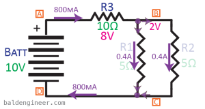 Combination Circuit with Values