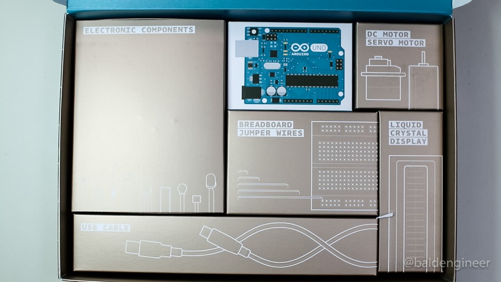 5B - Official Arduino Starter Kit has a Clean Layout