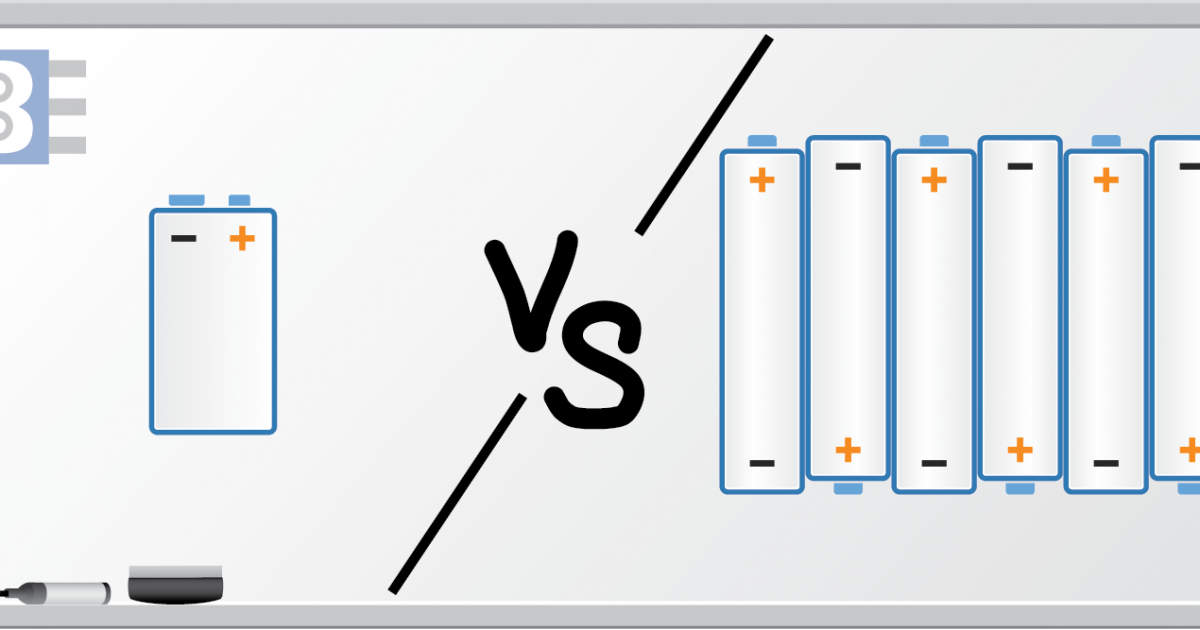 Energy Density Of 9v Battery Vs Aa Batteries Bald Engineer