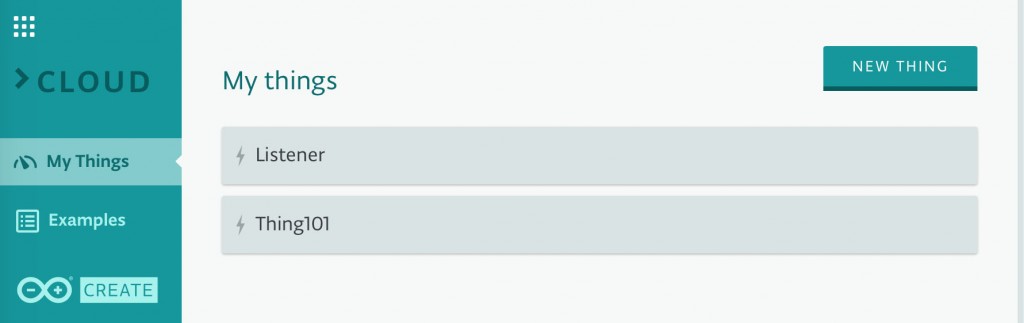Arduino Cloud Dashboard with Things