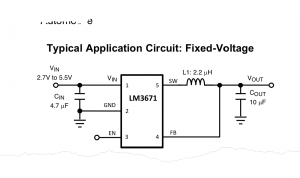 LM3671 Simplified Schematic