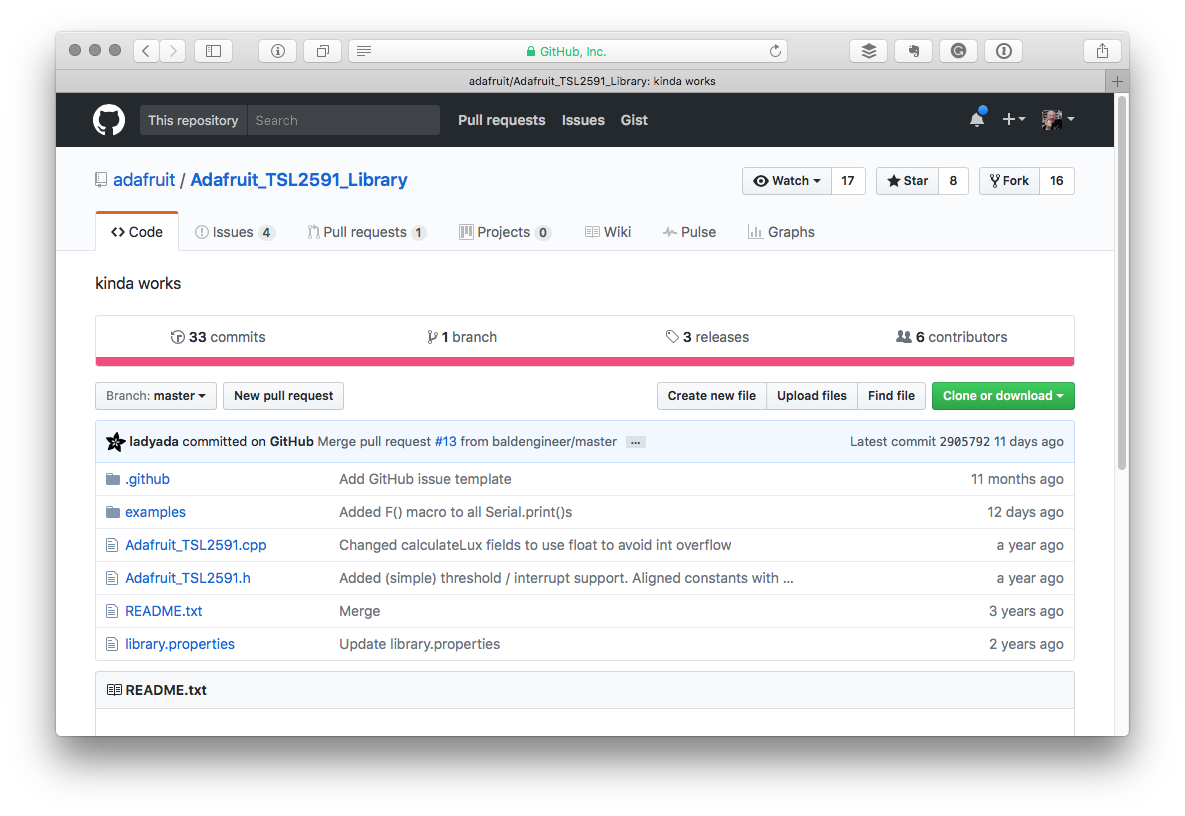 share projects on github