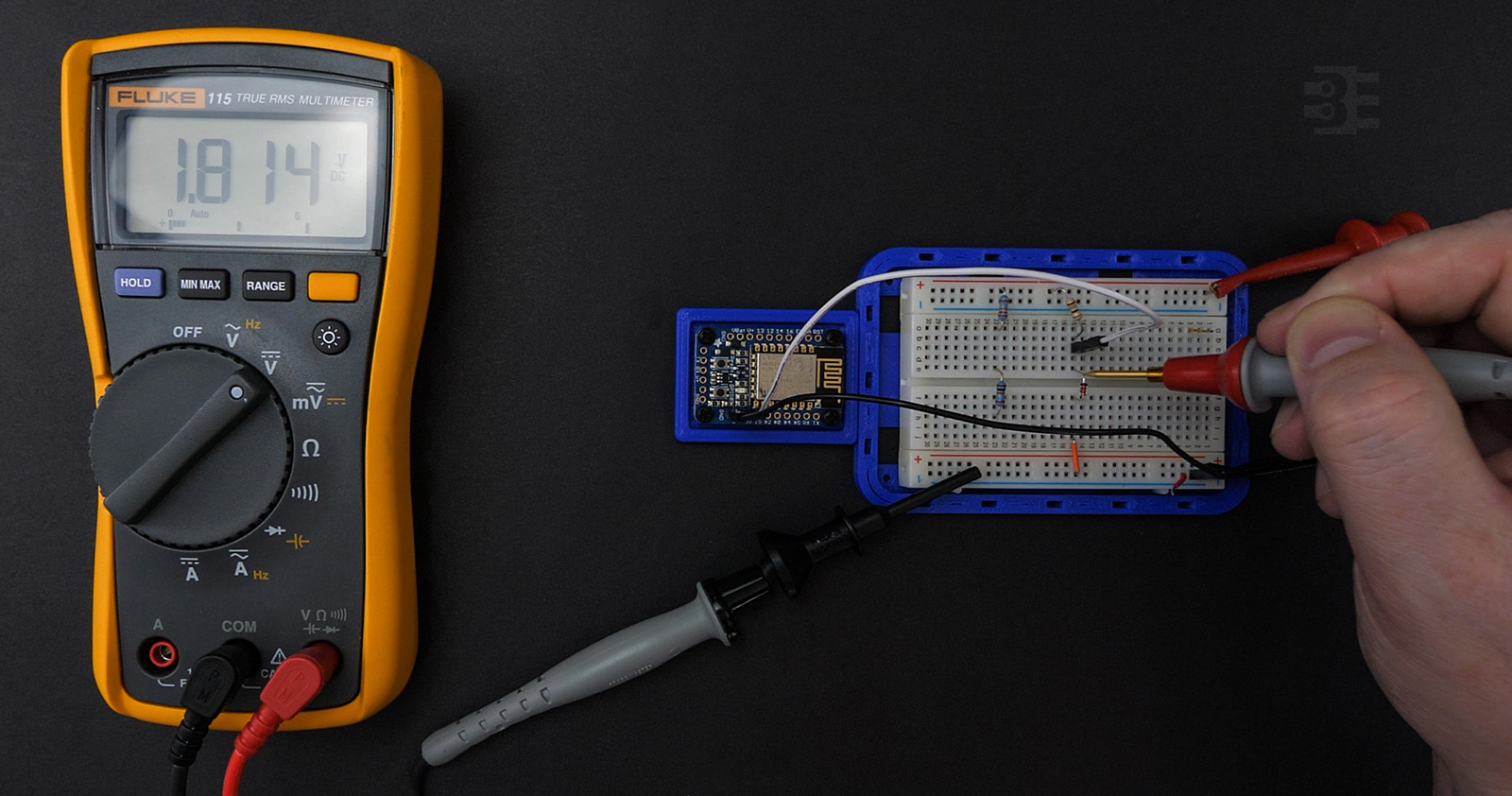 1.8V on Multimeter