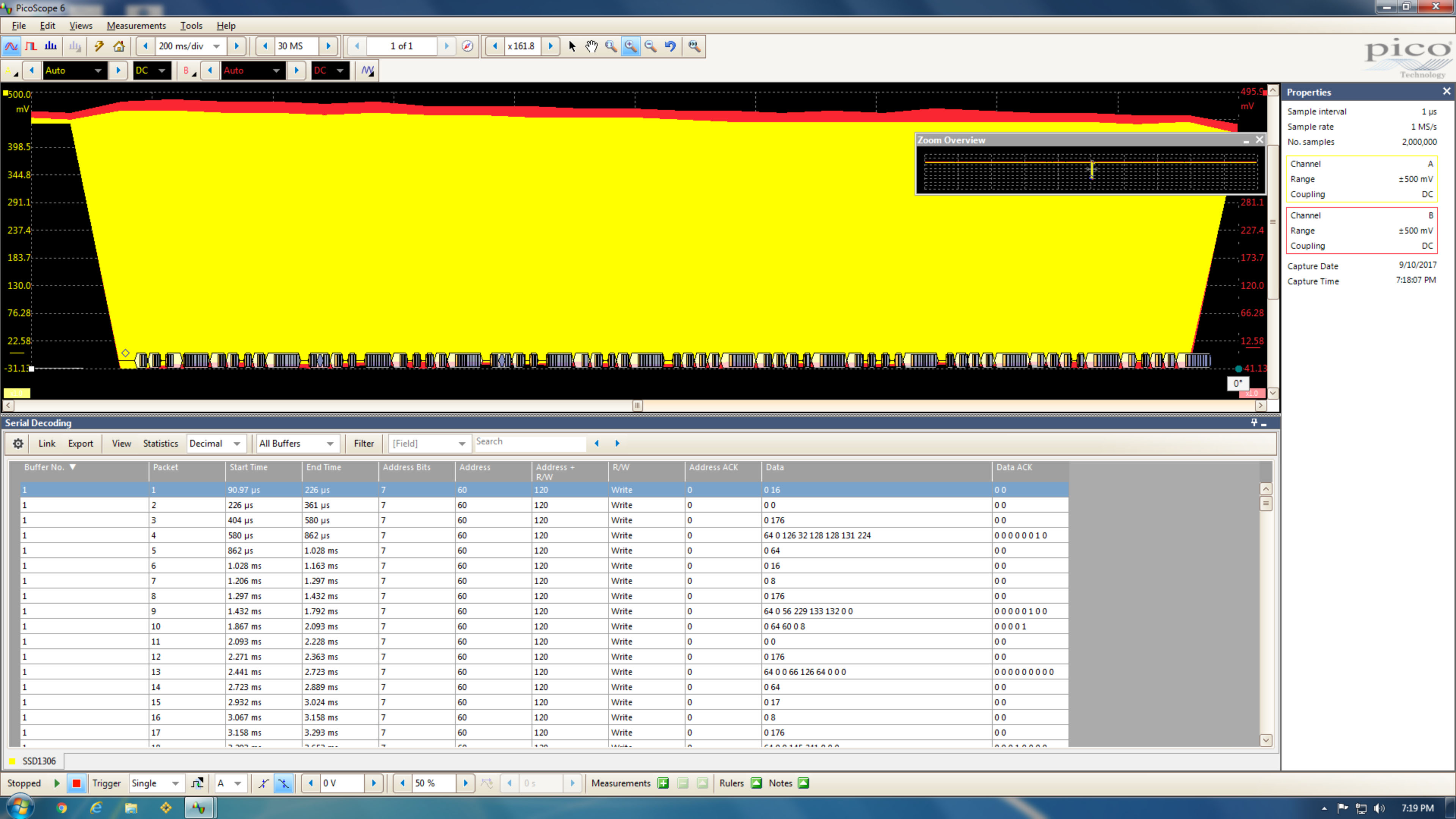 Full I2C SSD1306 Hello World Capture