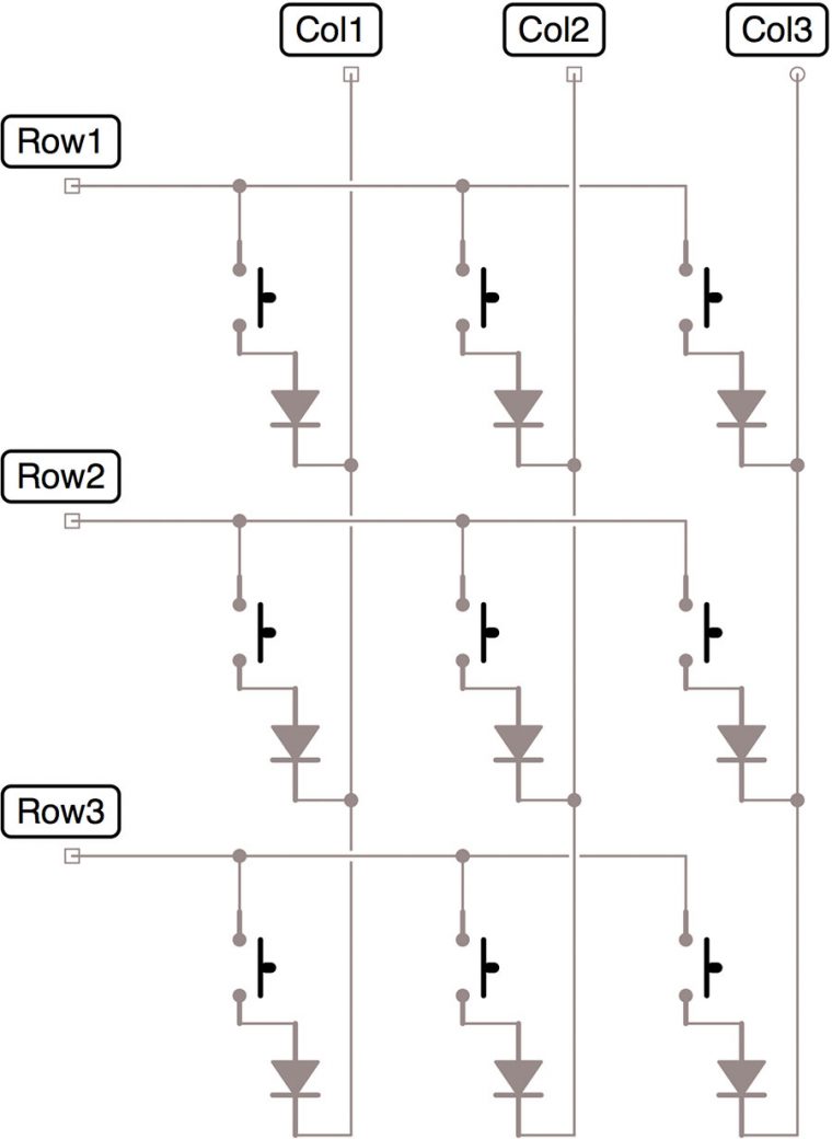 Arduino Keyboard Matrix Code and Hardware Tutorial Bald Engineer