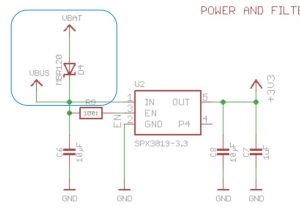 VBUS Diode VBAT