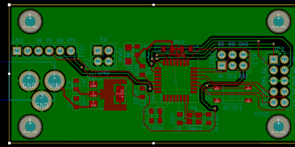 boring rectangular arduino nano clone