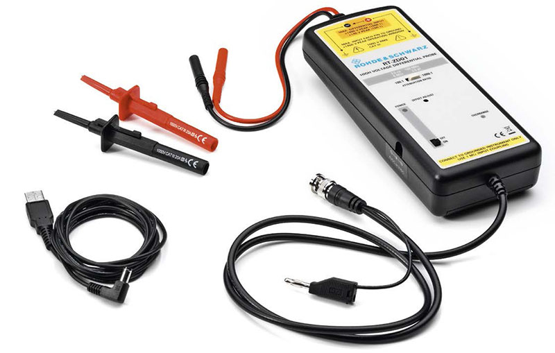 High Voltage Differential Oscilloscope Probe