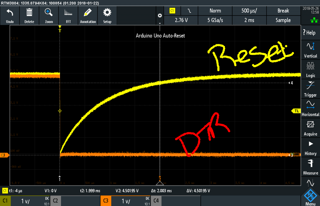 Arduino Auto Reset with Annotations