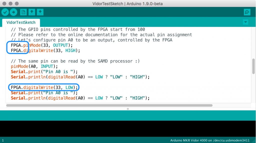 FPGA Pin Toggling