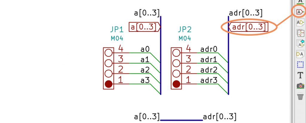 Global and Local Label in KiCad