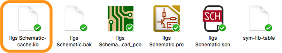 KiCad Schematic Symbol Cache Example