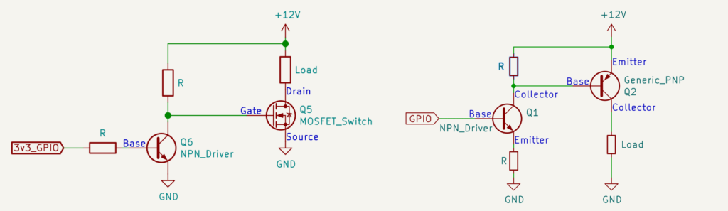 Transistor Driver Examples