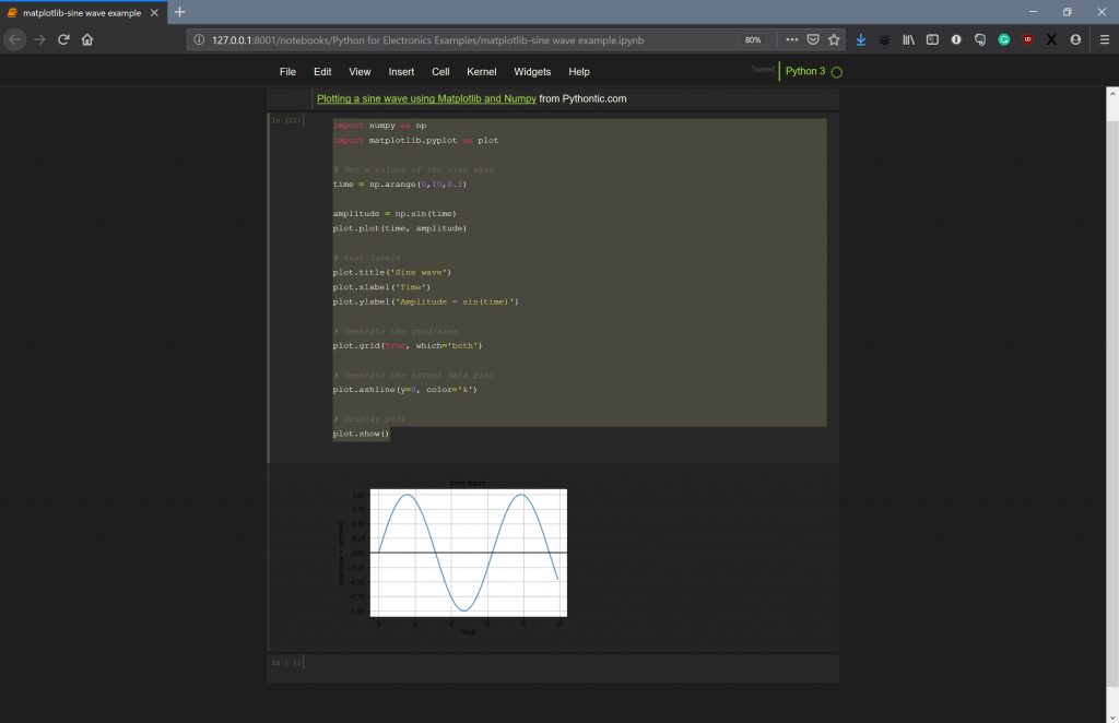 My favorite of the python engineering modules - Jupyter